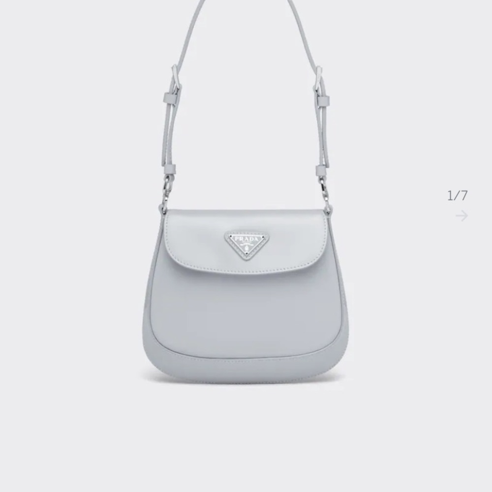 Prada Cleo Bag in Cornflower Blue New